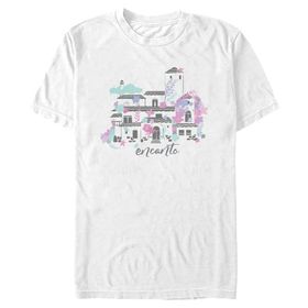 Disney Big and Tall Encanto Home Üst Kısa Kollu White Erkek T-shirt