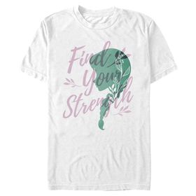 Disney Big and Tall Frozen Strength SIL Anna Üst Kısa Kollu Beyaz Erkek T-shirt