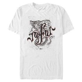 Disney Big & Tall Aladdin Live Action Neon Jafar Beyaz Erkek T-shirt