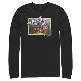 Disney Big & Tall Encanto Photo Black Erkek T-shirt
