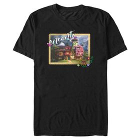 Disney Big & Tall Encanto Photo Black Erkek T-shirt