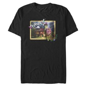 Disney Big & Tall Encanto Photo Black Erkek T-shirt