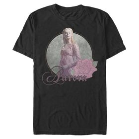 Disney Big & Tall Maleficent Aurora Circle Üst Kısa Kollu Siyah Erkek T-shirt
