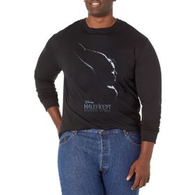 Disney Big & Tall Maleficent Mistress Poster Üst Kısa Kollu Siyah Erkek T-shirt