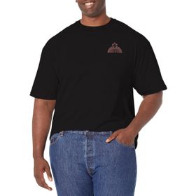 Disney Big & Tall Mulan Comb Pocket Black Erkek T-shirt