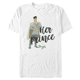 Disney Big & Tall Princesses Her Naveen Beyaz Erkek T-shirt