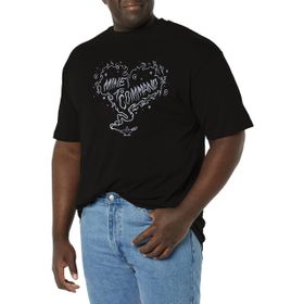 Disney Big & Tall Villains Mine to Command Black Erkek T-shirt