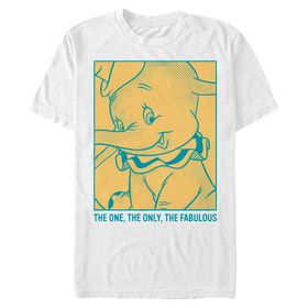 Disney Büyük ve Uzun Dumbo Pop Beyaz Erkek T-shirt