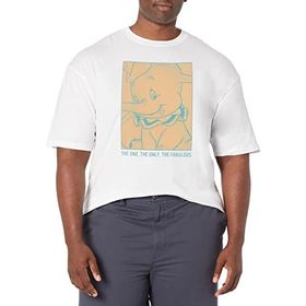 Disney Büyük ve Uzun Dumbo Pop Beyaz Erkek T-shirt