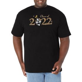 Disney Büyük ve Uzun Klasik Mickey Goofy Sınıf Siyah Erkek T-shirt