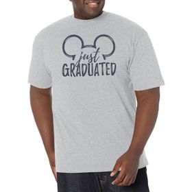 Disney Büyük ve Uzun Klasik Mickey Kademeli Kulaklar Athletic Heather Erkek T-shirt