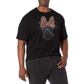 Disney Büyük ve Uzun Klasik Mickey Mini Ağlar Black Erkek T-shirt