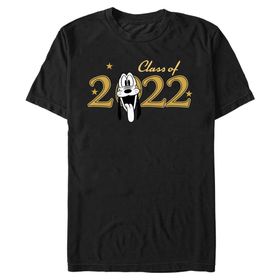 Disney Büyük ve Uzun Klasik Mickey Pluto Sınıf Siyah Erkek T-shirt