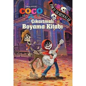 Disney Coco Çıkartmalı Boyama Kitabı - kollektif