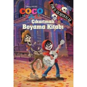 Disney Coco Çıkartmalı Boyama Kitabı - kollektif