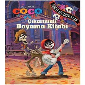 Disney Coco Çıkartmalı Boyama Kitabı - kollektif