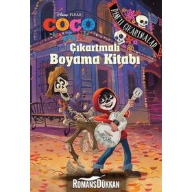 Disney Coco Çıkartmalı Boyama Kitabı - kollektif