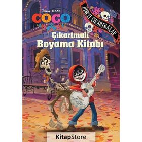 Disney Coco Çıkartmalı Boyama Kitabı - kollektif