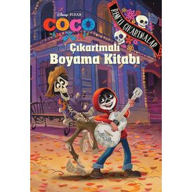 Disney Coco Çıkartmalı Boyama Kitabı - kollektif