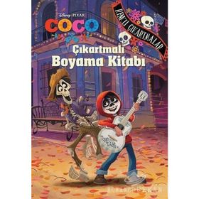 Disney Coco Çıkartmalı Boyama Kitabı - kollektif