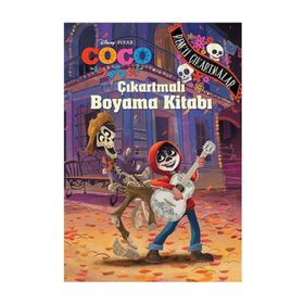 Disney Coco Çıkartmalı Boyama Kitabı - kollektif
