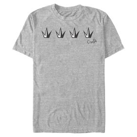 Disney Cruella Crowns Athletic Heather Erkek T-shirt