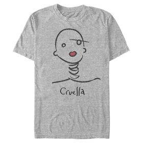 Disney Cruella Doodle Athletic Heather Erkek T-shirt