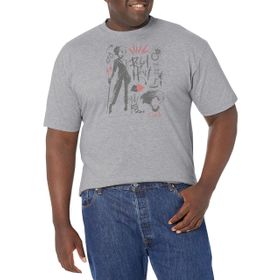 Disney Cruella Fashion Sketches Athletic Heather Erkek T-shirt
