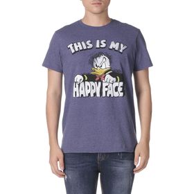 Disney Donald Duck Alacalı Deniz Mavisi Erkek Tişört