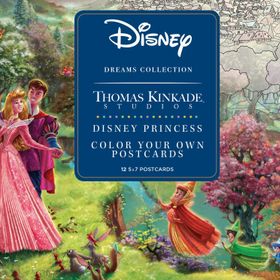 Disney Dreams Collection Thomas Kinkade Studios Disney Princess Color Your Own P