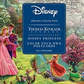 Disney Dreams Collection Thomas Kinkade Studios Disney Princess Color Your Own P