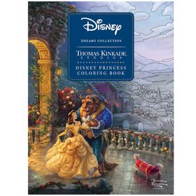 Disney Dreams Collection Thomas Kinkade Studios Disney Princess Coloring Book