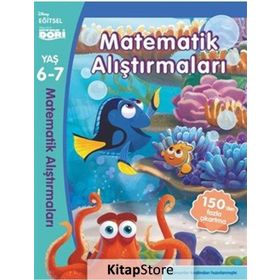 Disney Eğitsel Kayıp Balık Dory 6-7 Yaş Matematik Alıştırmaları - Doğan Egmont Yayınları