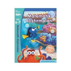 Disney Eğitsel Kayıp Balık Dory 6-7 Yaş Matematik Alıştırmaları - Doğan Egmont Yayınları