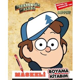 Disney Esrarengiz Kasaba - Dipper Maskeli Boyama Kitabım - Beta Kids