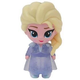 Disney Frozen Pelerinli Elsa 7 cm 2 Işıklı Tekli Mini Figür Oyuncak Bebek