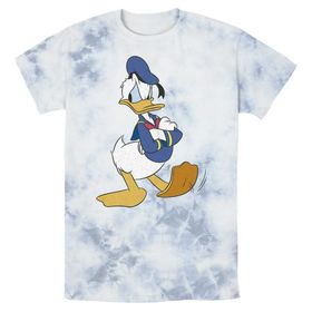 Disney Karakterler Geleneksel Donald Genç White Blue Erkek T-shirt