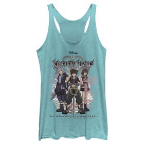 Disney Kingdom Hearts Sora Kanji Group Askılı Tahiti Blue Kadın Atlet