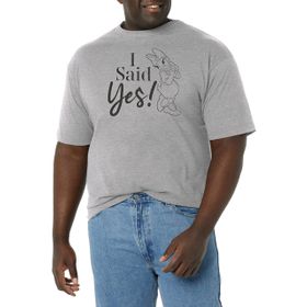 Disney Klasik Mickey Daisy Said Yes Athletic Heather Erkek T-shirt
