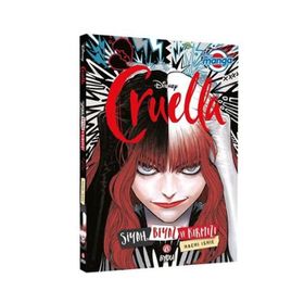 Disney Manga Cruella Siyah Beyaz ve Kırmızı - Beta Yayınları