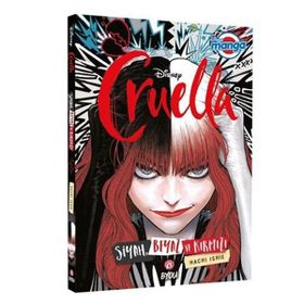 Disney Manga Cruella Siyah Beyaz ve Kırmızı - Beta Yayınları