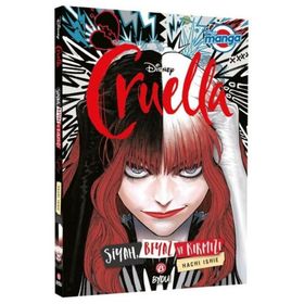 Disney Manga Cruella Siyah Beyaz ve Kırmızı - Beta Yayınları