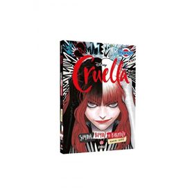 Disney Manga Cruella Siyah Beyaz ve Kırmızı - Beta Yayınları
