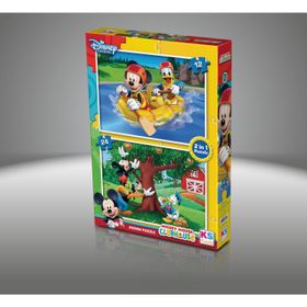 Disney Mickey Mouse 12+24 Parça Puzzle