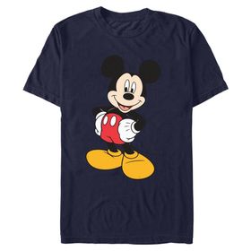 Disney Mickey Mouse Lacivert Erkek T-shirt