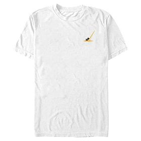 Disney Mickey Mouse one Plane-Walt Productions Beyaz Erkek T-shirt