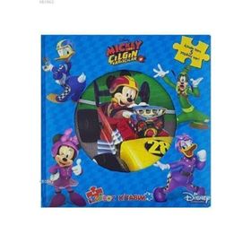 Disney Mickey ve Çılgın Yarışçılar İlk Yapboz Kitabım - Doğan Yayınları