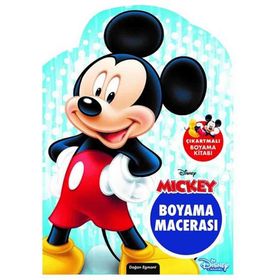 Disney Mickey ve Çılgın Yarışçılar Özel Kesimli Boyama Macerası - Kolektif