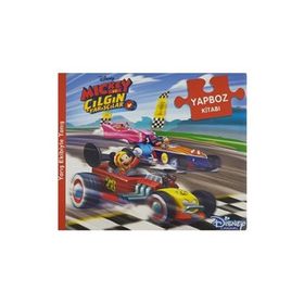 Disney Mickey ve Çılgın Yarışçılar - Yapboz Kitabı - Kolektif