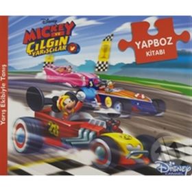 Disney Mickey ve Çılgın Yarışçılar - Yapboz Kitabı - Kolektif